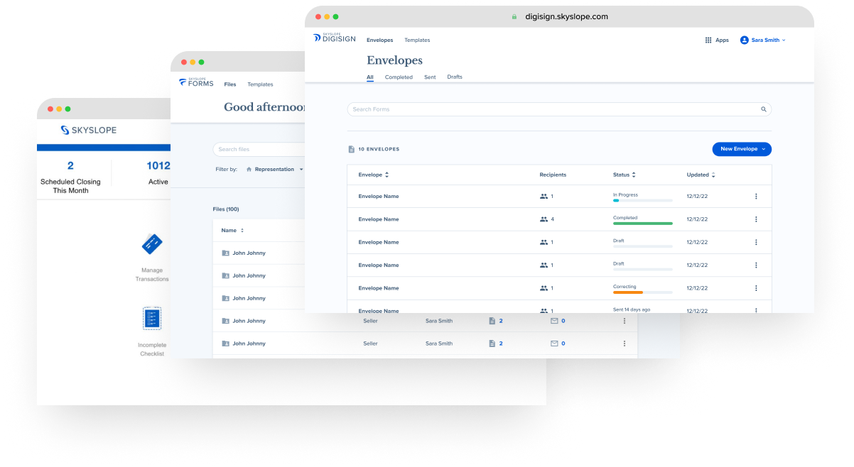 DigiSign Login - SkySlope - Real Estate Transaction Management